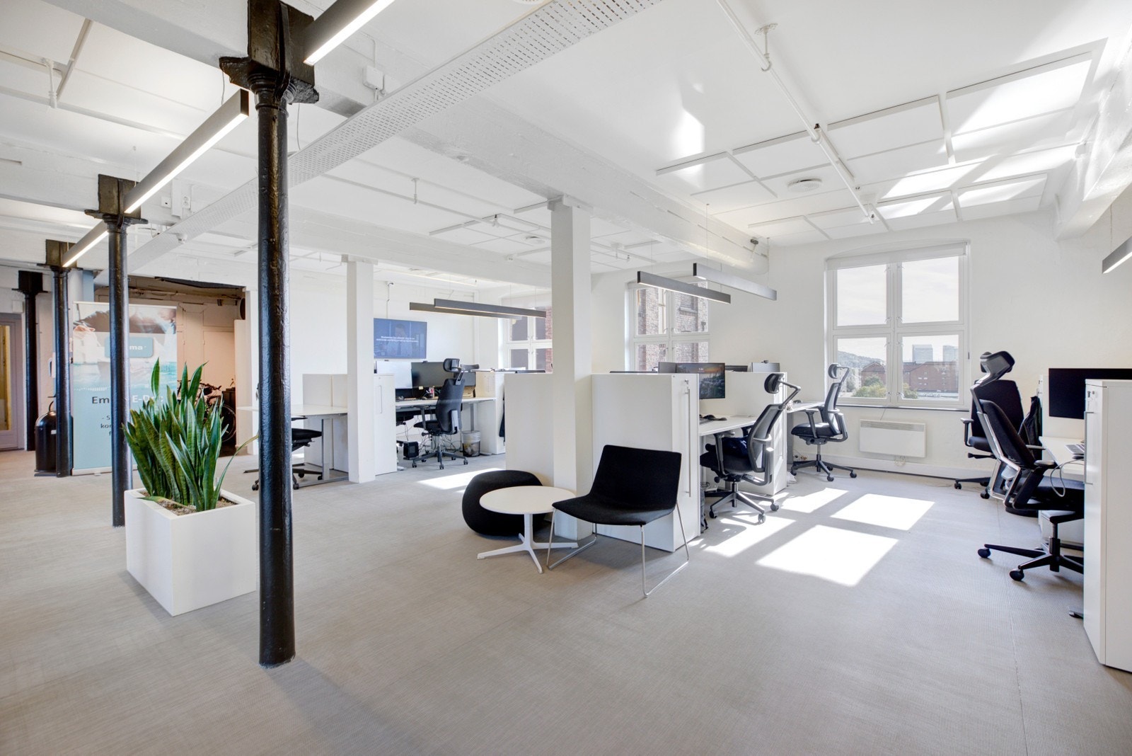 Eksempel på et lokale i bygget. Galleribilde