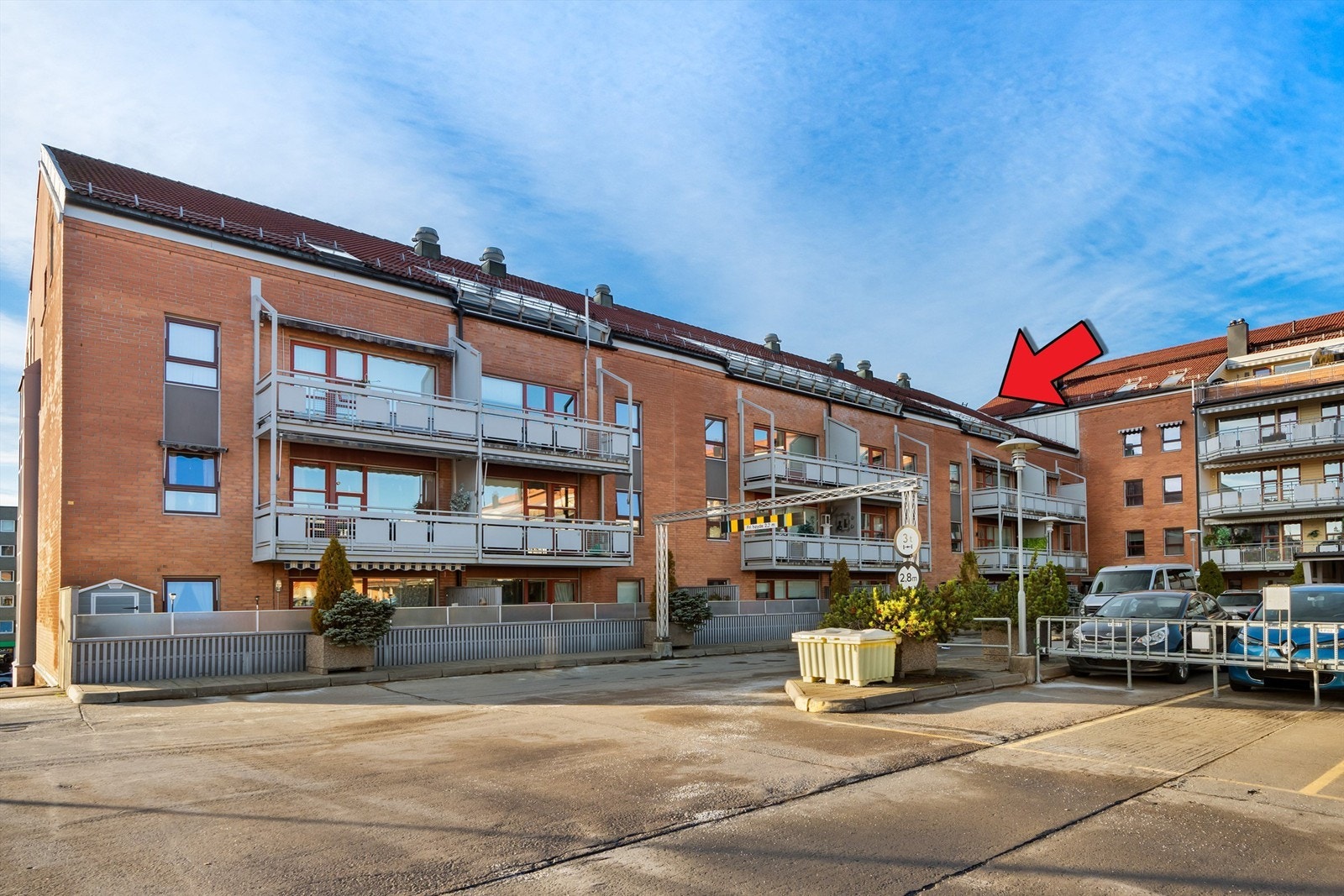 Leiligheten har inngang fra sameiets fellesområde Galleribilde