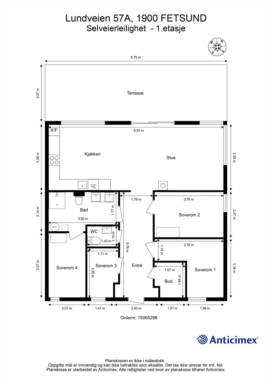 Plantegning Galleribilde
