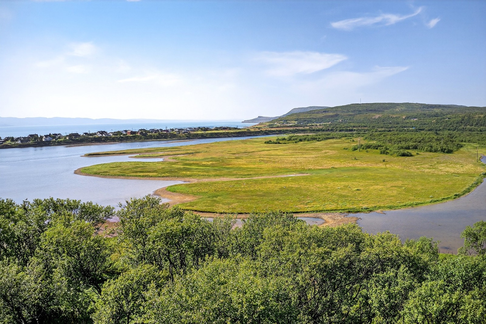 Utsikt fra eiendommen. Galleribilde