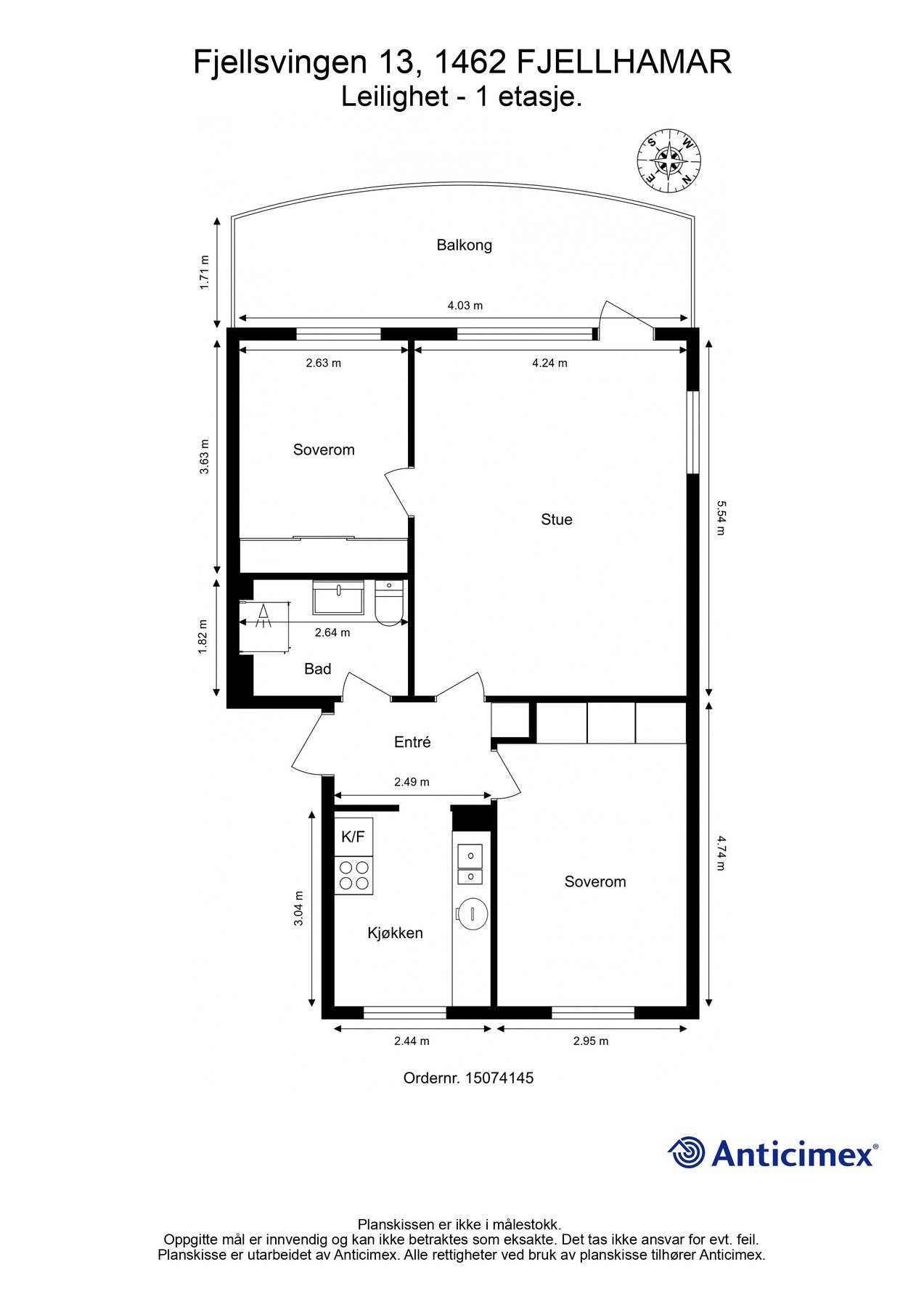 Du får solide vegger, en gjennomtenkt planløsning og et hjem som venter på at du skal puste nytt liv i det! Galleribilde