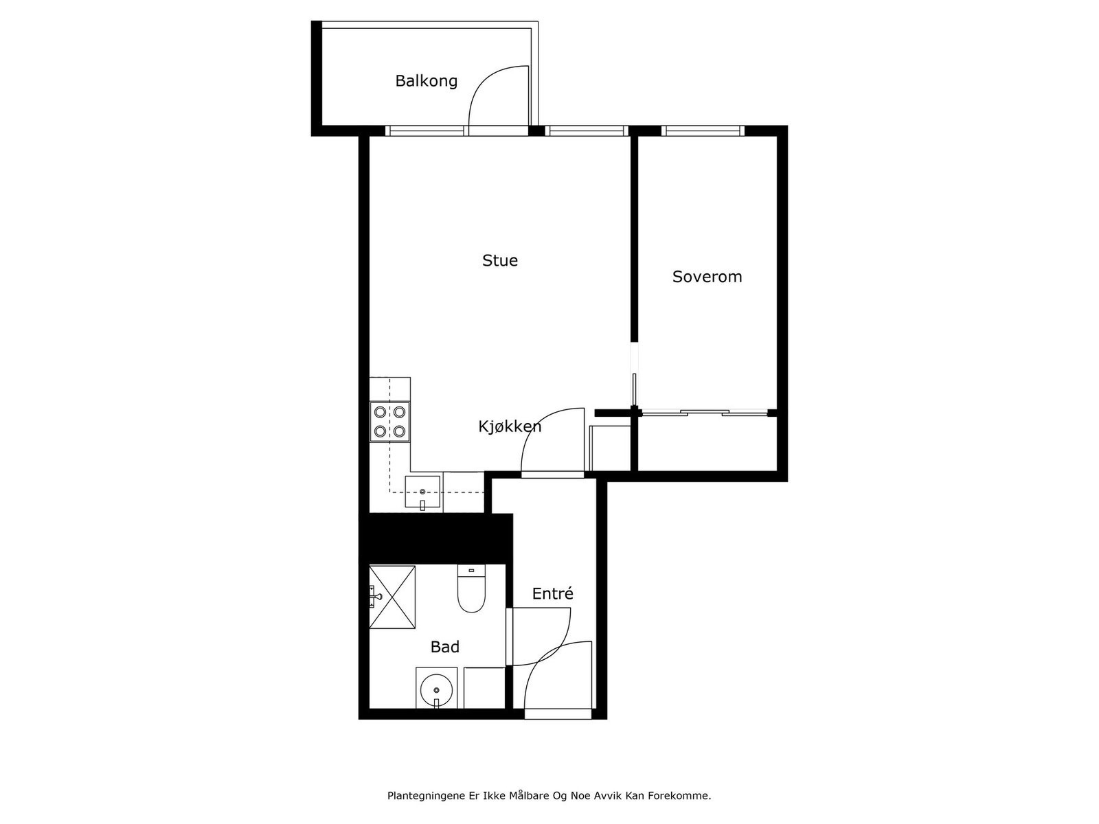 Planskisse - ikke målbar. Avvik kan forekomme. Galleribilde