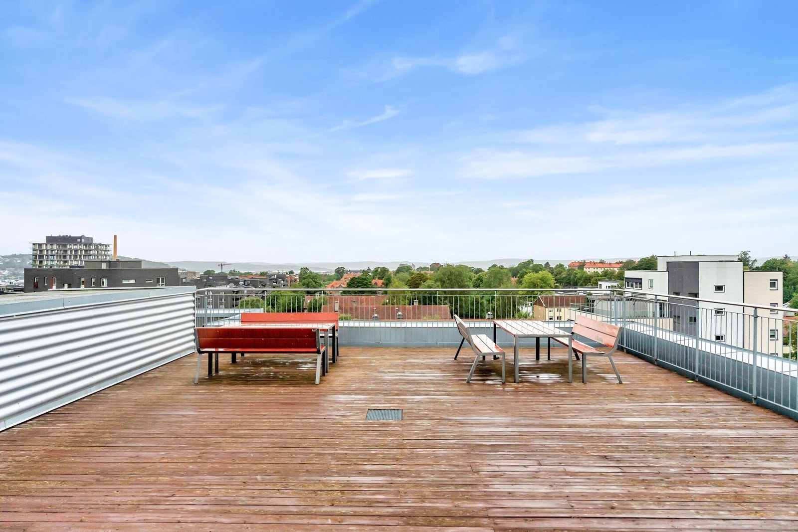 Felles takterrasse. Galleribilde