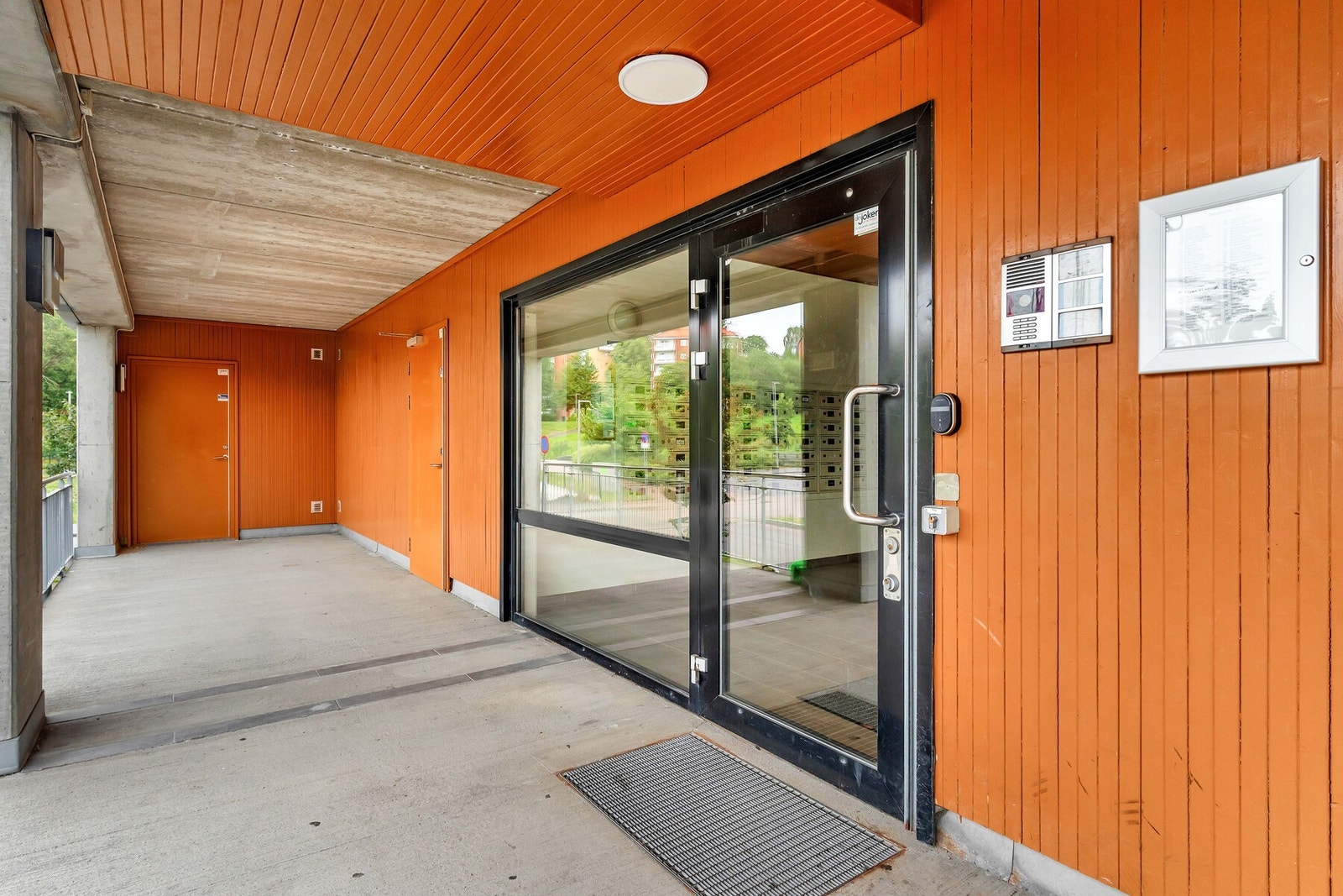 Innbydende inngangsparti. Galleribilde