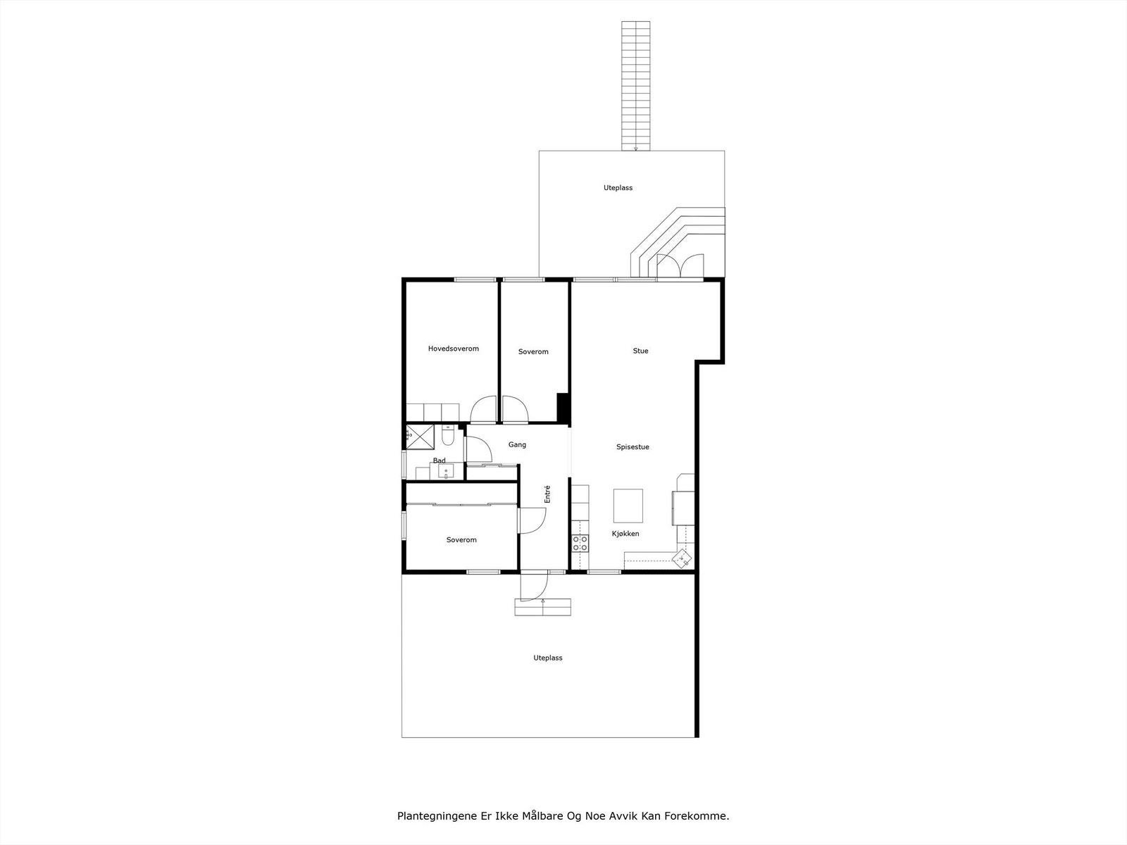 Veiledende skisse av første etasje. Galleribilde