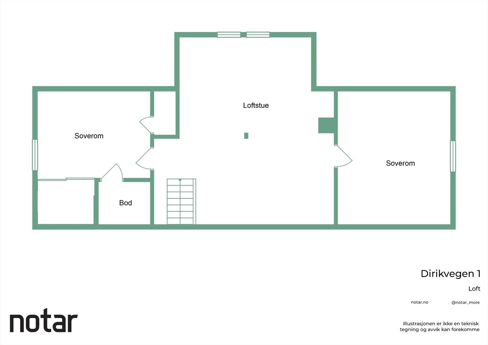 Plantegning 2.etasje Galleribilde