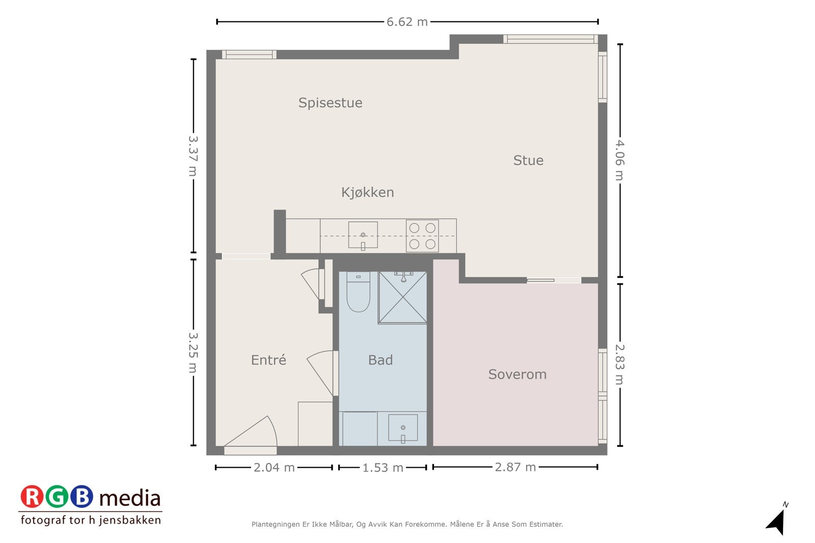 Plantegning Galleribilde