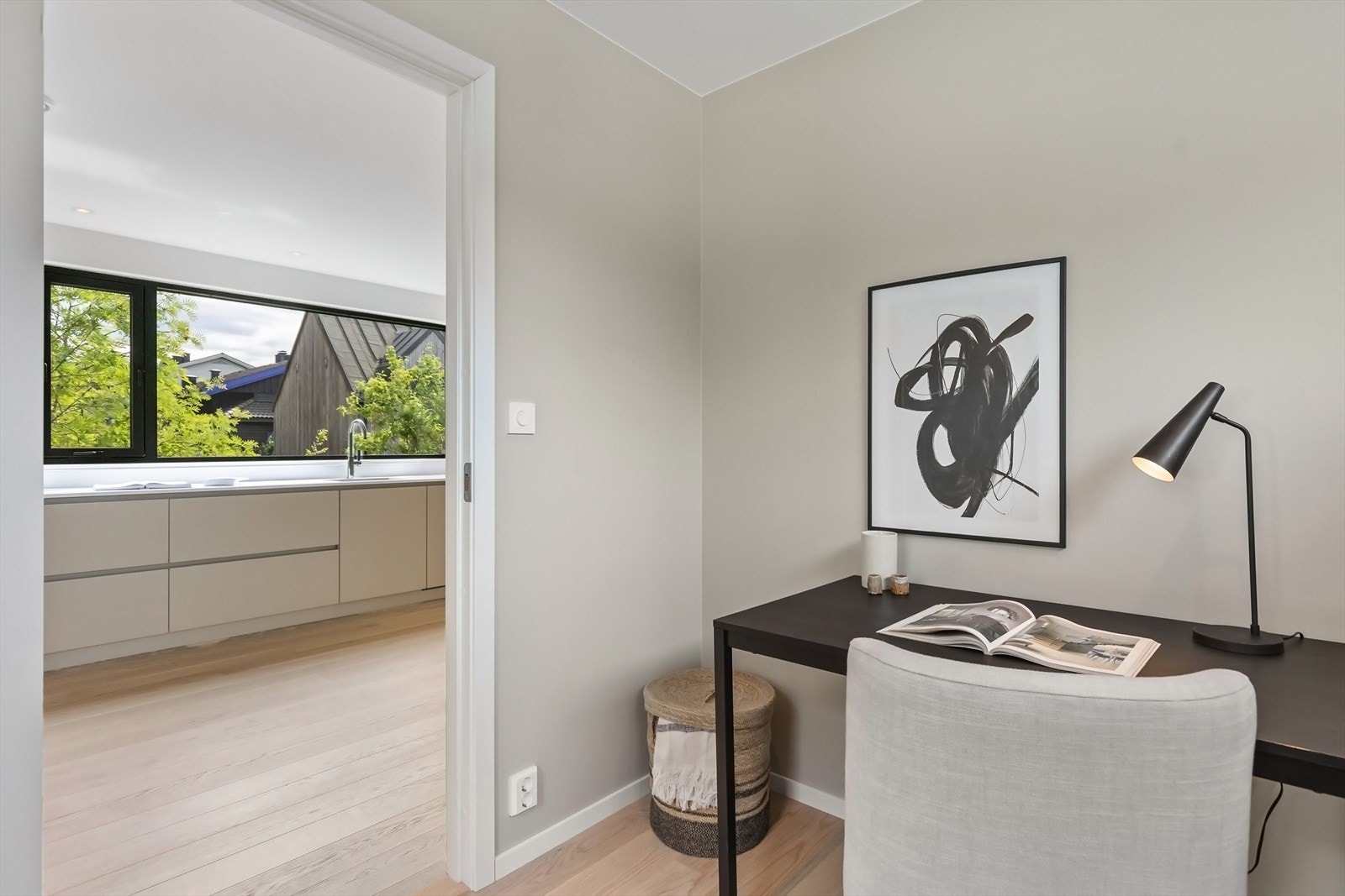 Soverom med inngang fra kjøkken. Galleribilde