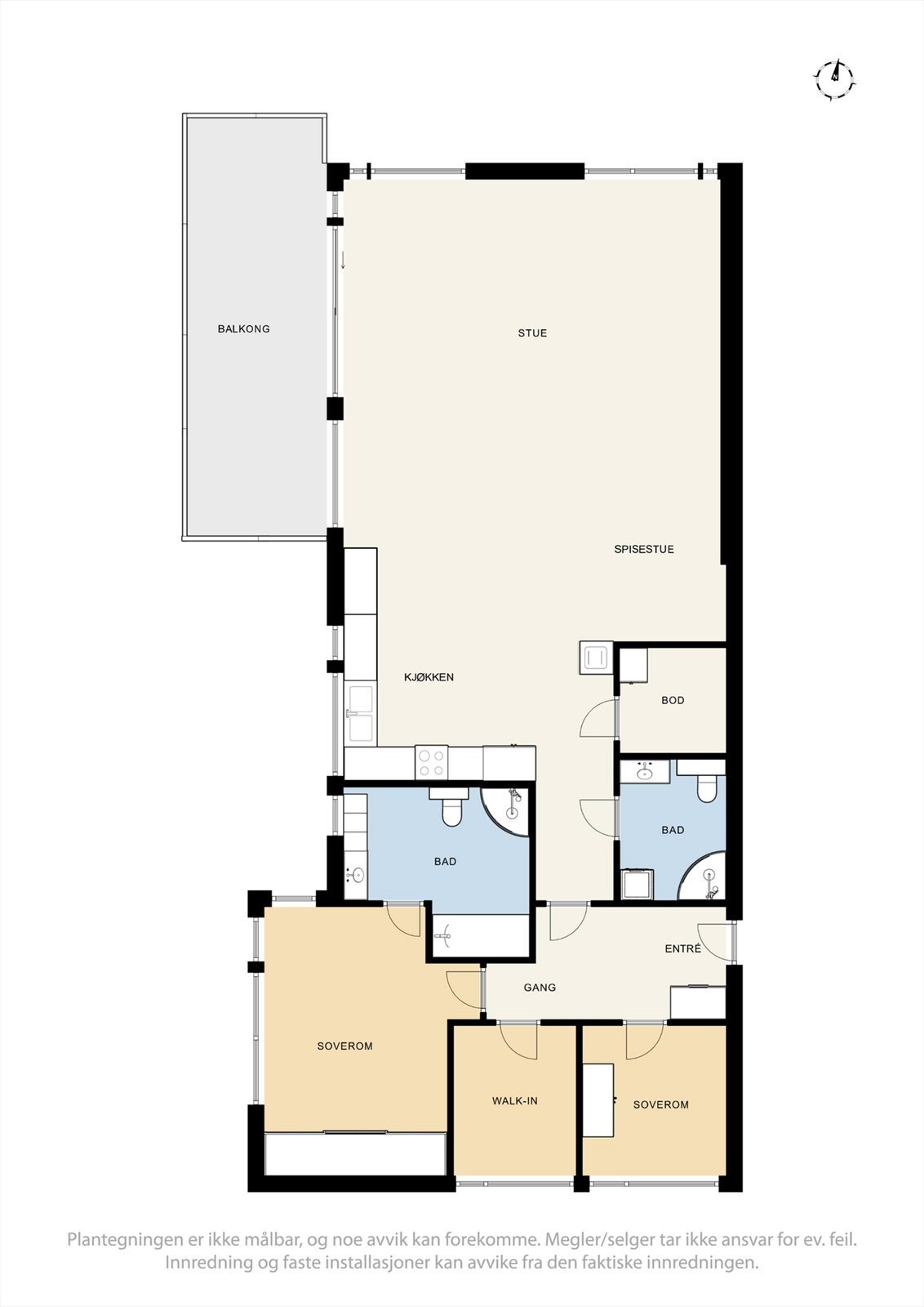 Plantegning Galleribilde