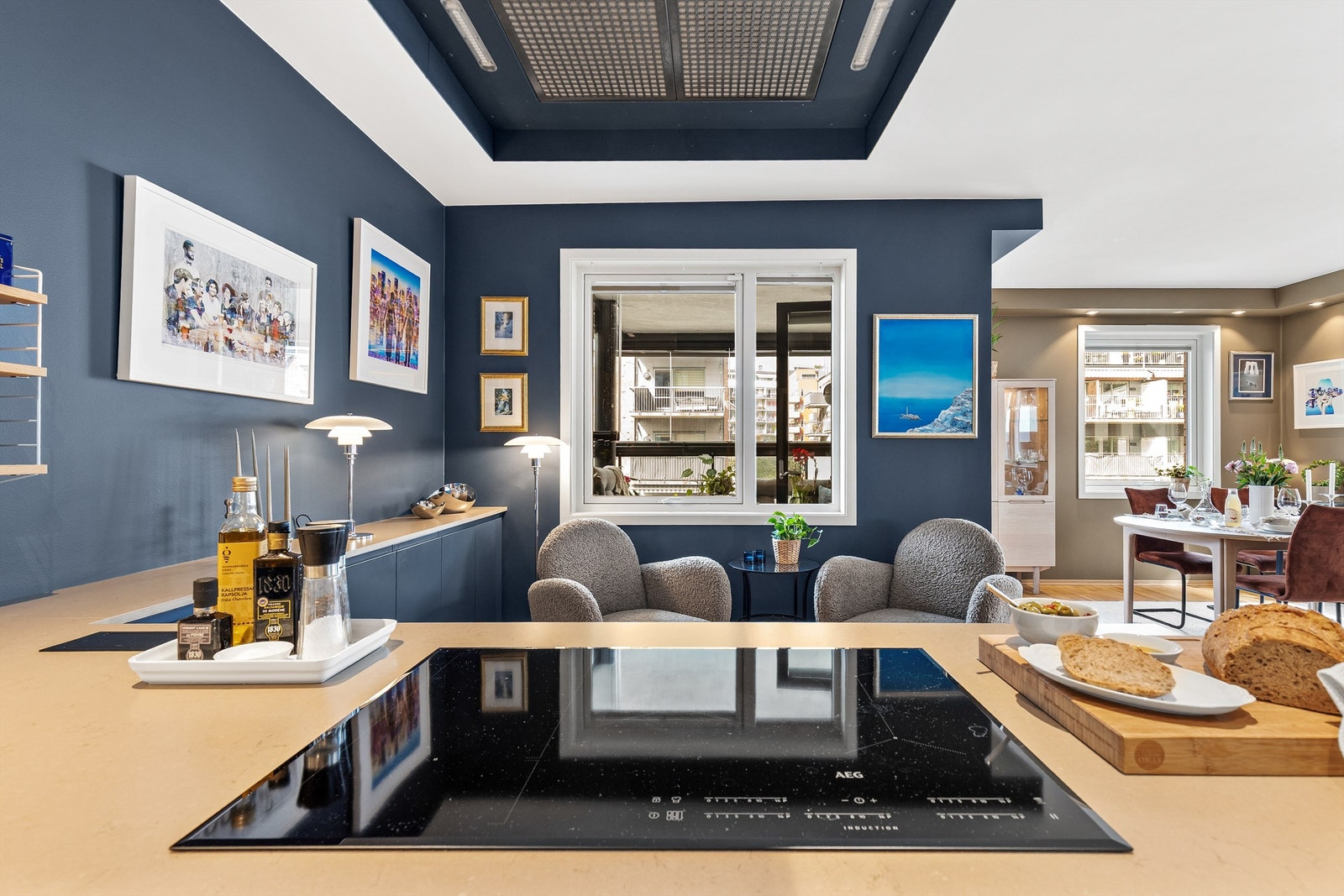 Her kan du diske opp delikate måltider til venner og familie. Galleribilde