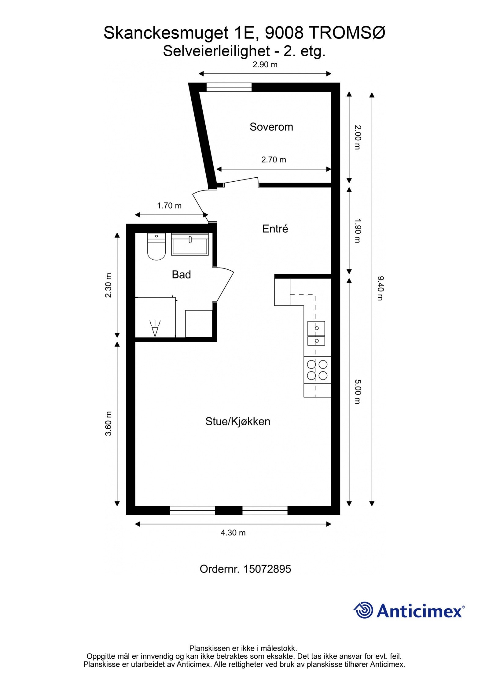 Plantegning- 2. etg Galleribilde