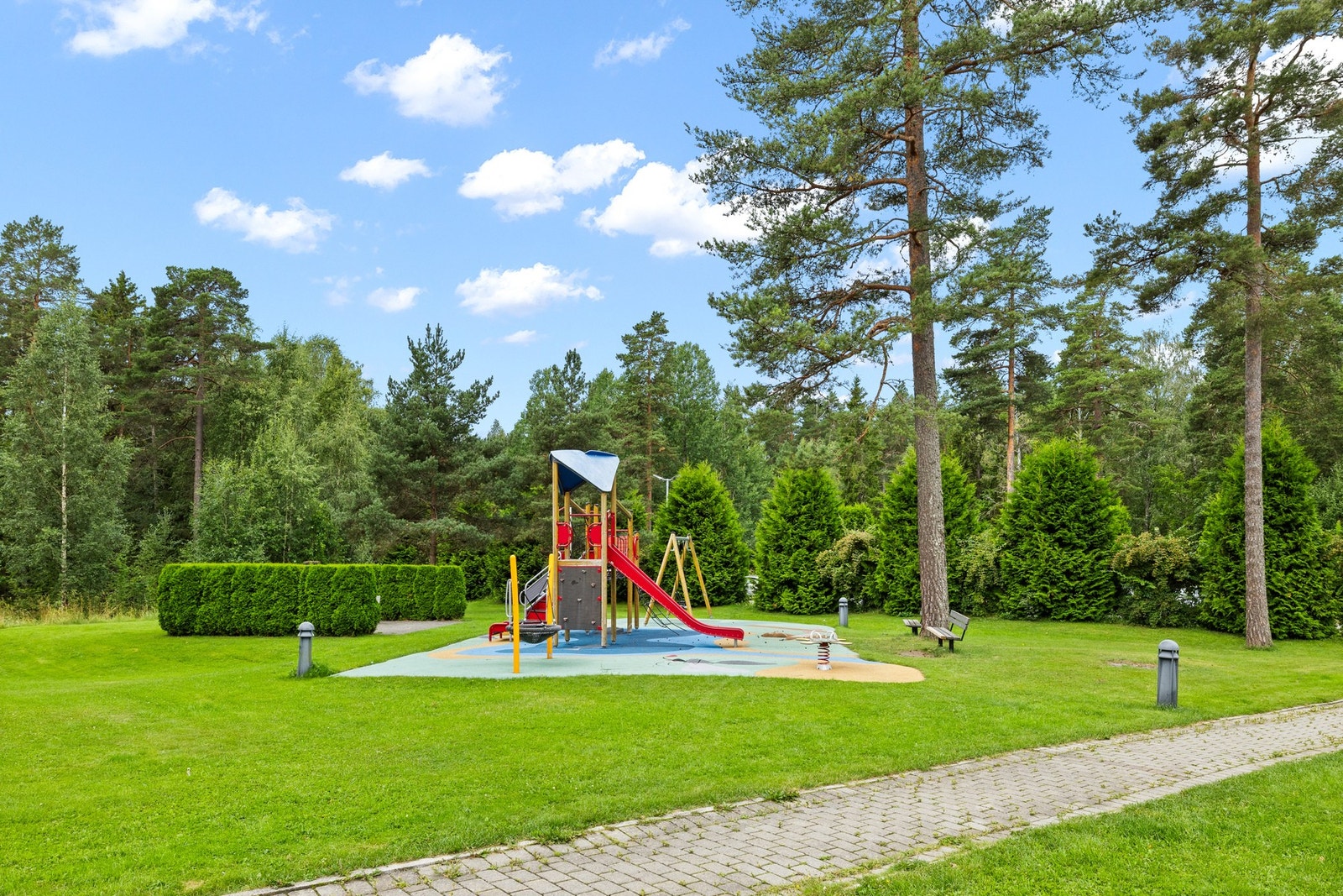 Boligen ligger i et barnevennlig område. Galleribilde