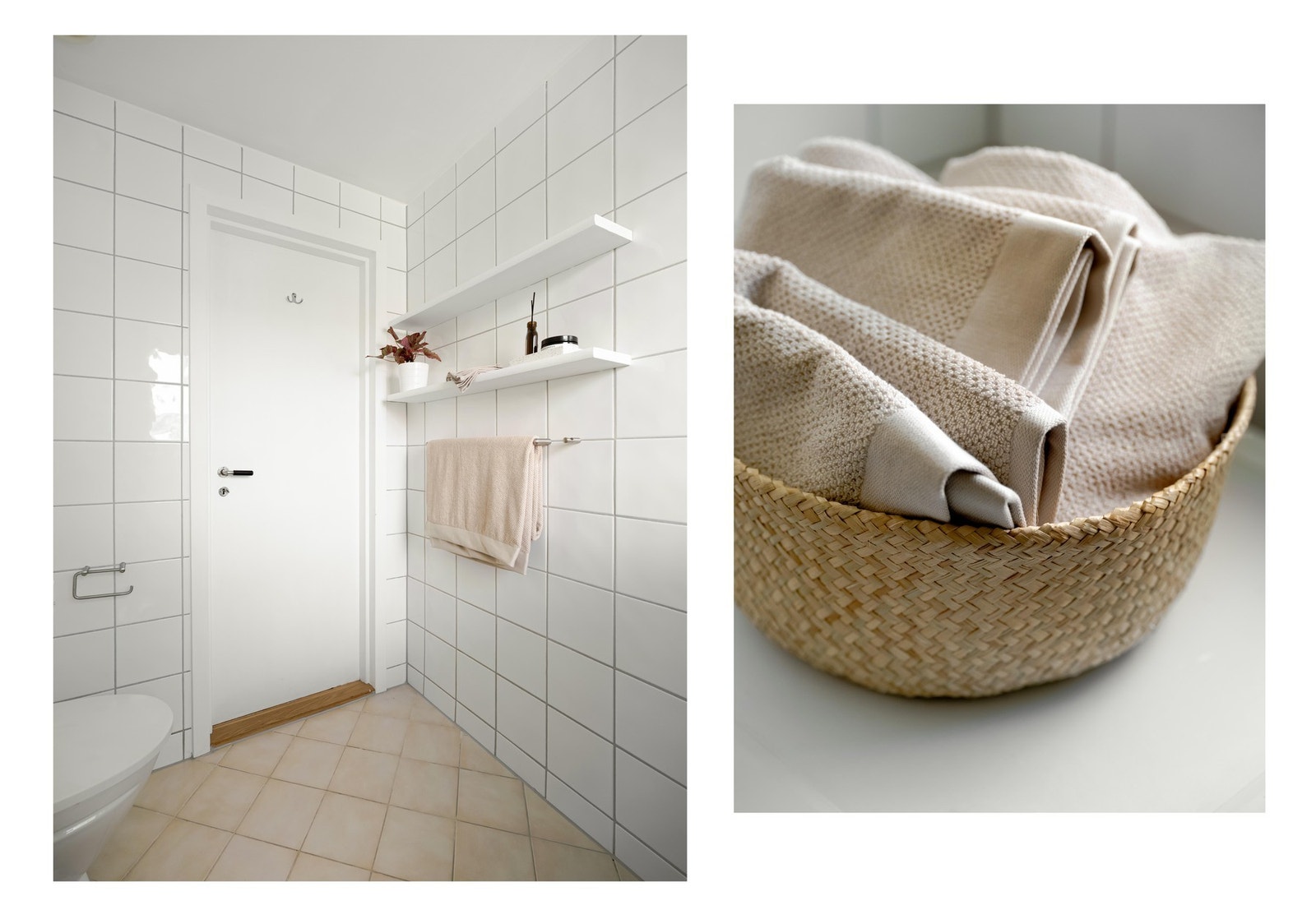 Her er det også varmekabler i gulvet og opplegg til vaskemaskin. Galleribilde