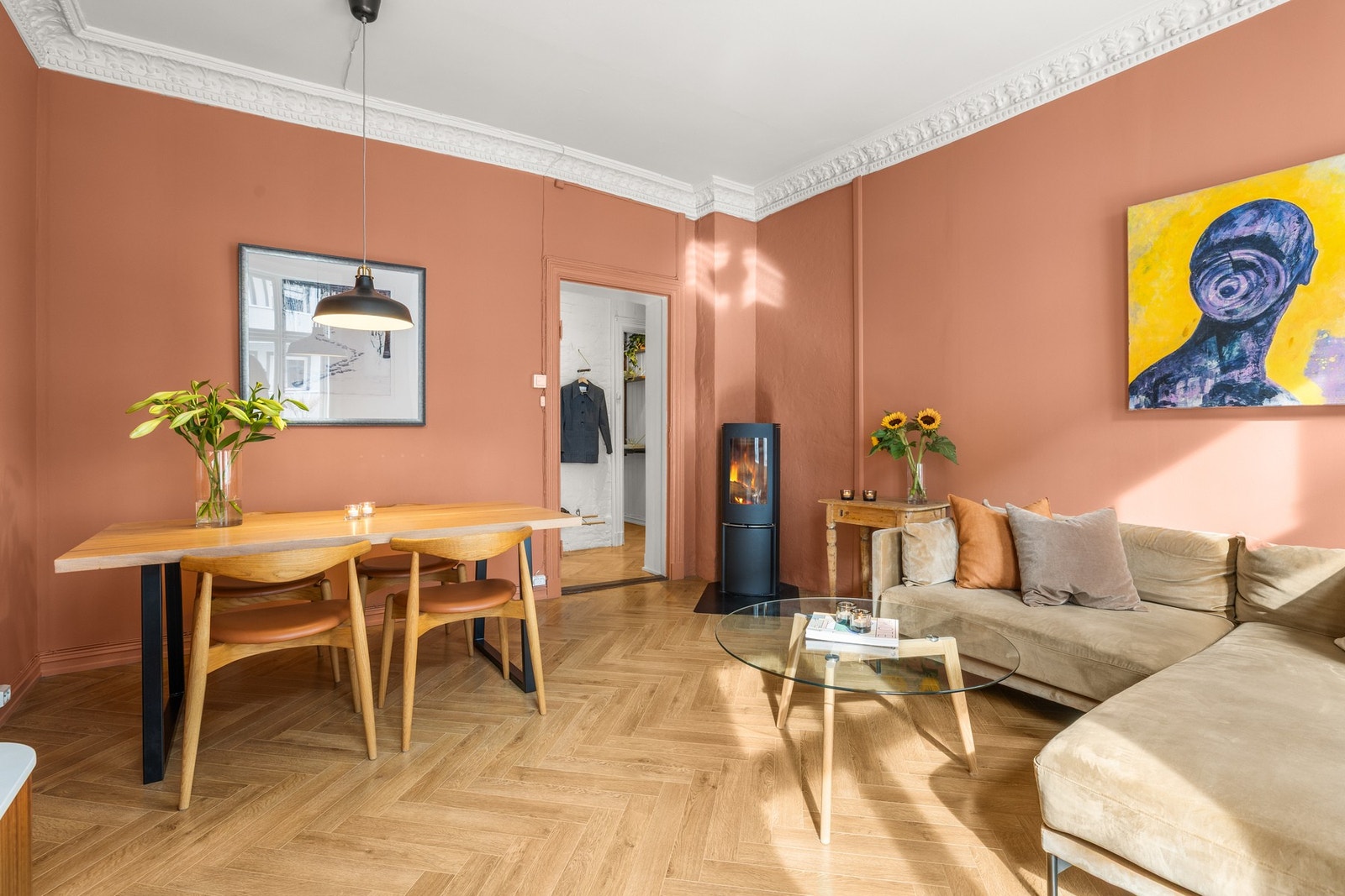 Her spiller det klassiske utmerket på lag med det moderne uttrykket for øvrig. Galleribilde