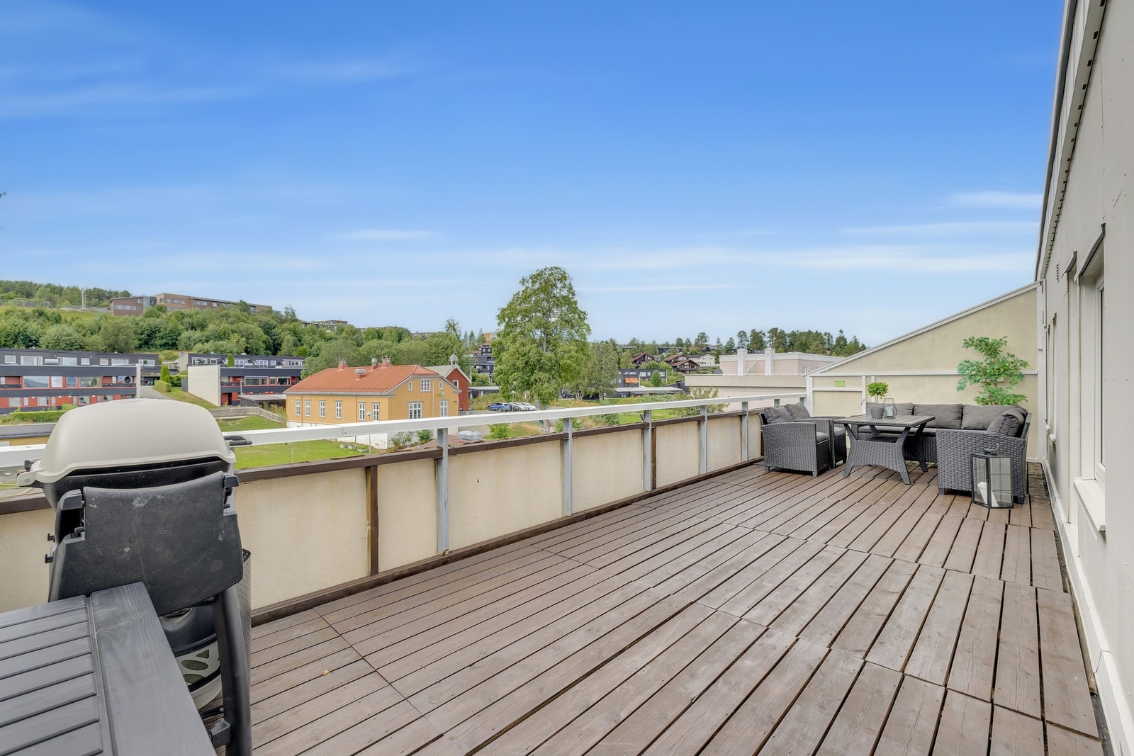 Utrolig gode solforhold på terrassen. Galleribilde