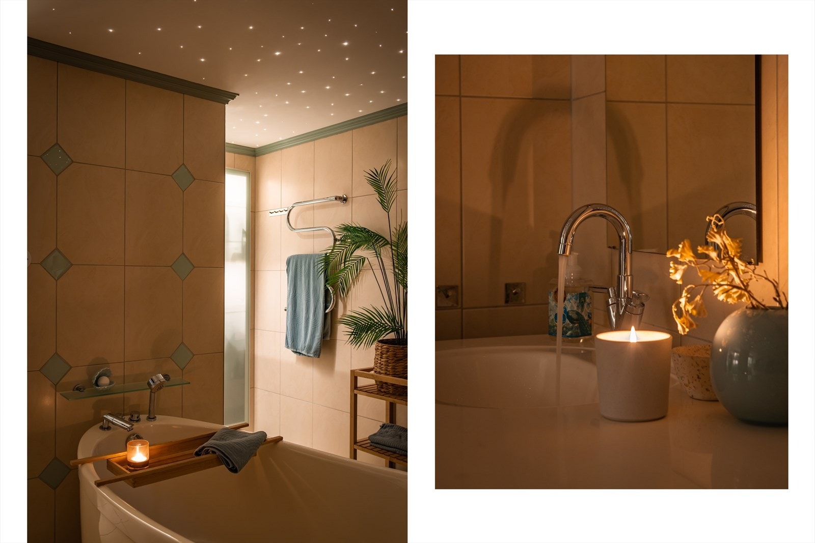 Stjernehimmel setter stemningen for kveldsbadet. Galleribilde