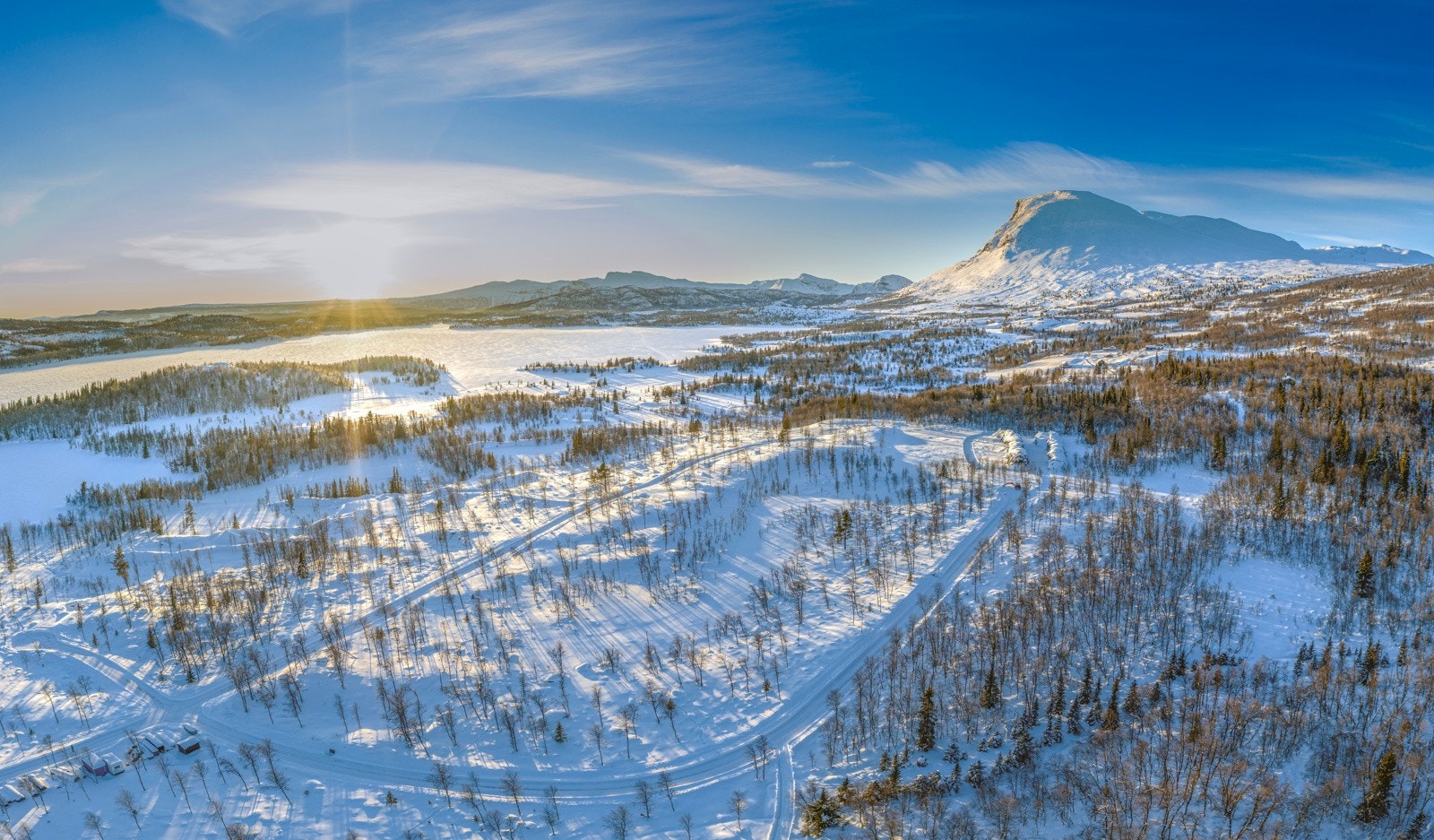 Alle tomtene har helårsvei, vann og avløp til tomtegrensen Galleribilde