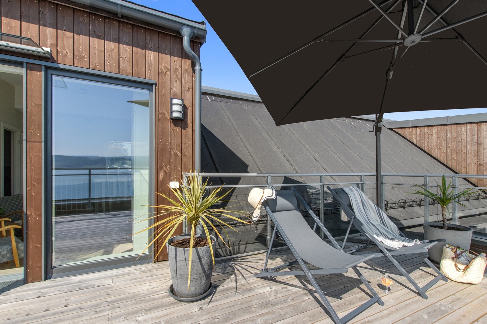 Herlig takterrasse. Galleribilde