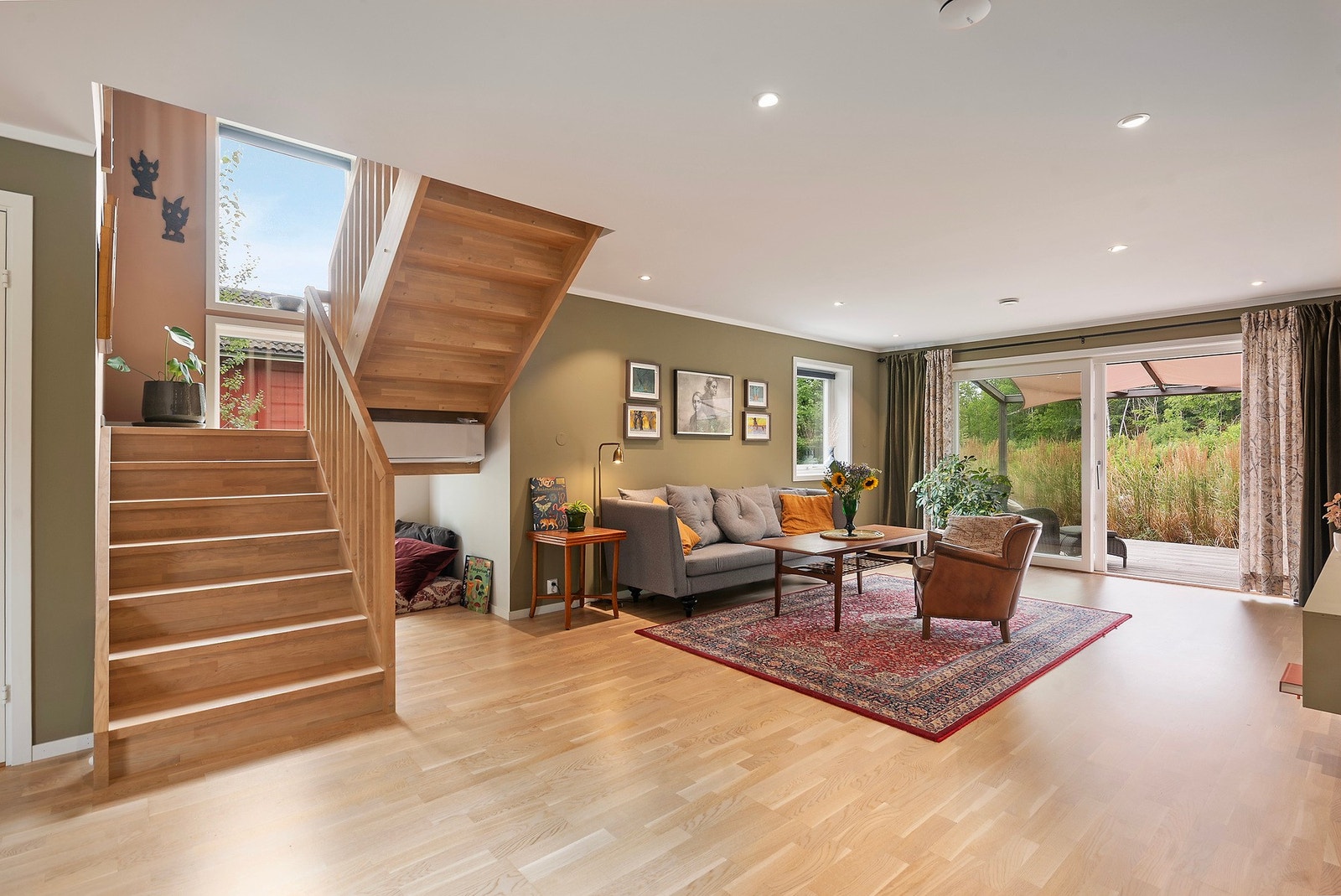 Her kommer man også ut til markterrassen. Galleribilde