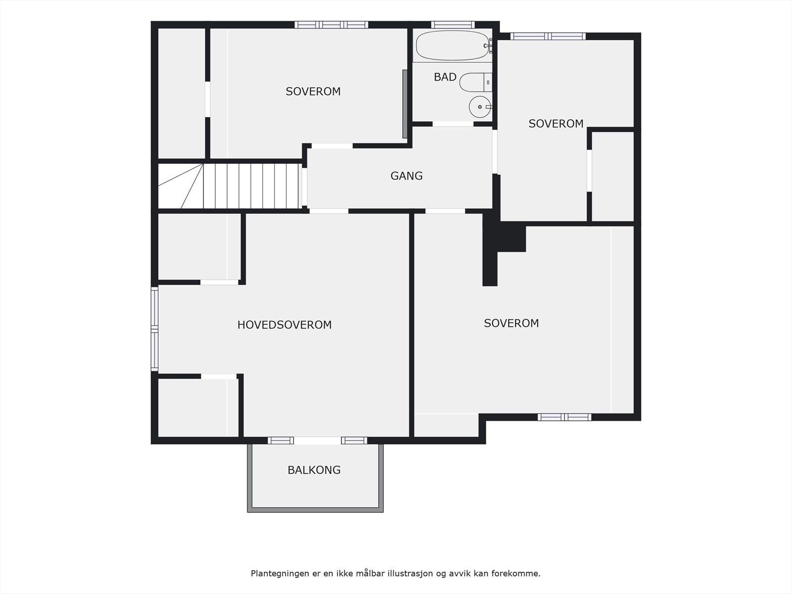 Plantegning 2. etasje. Galleribilde