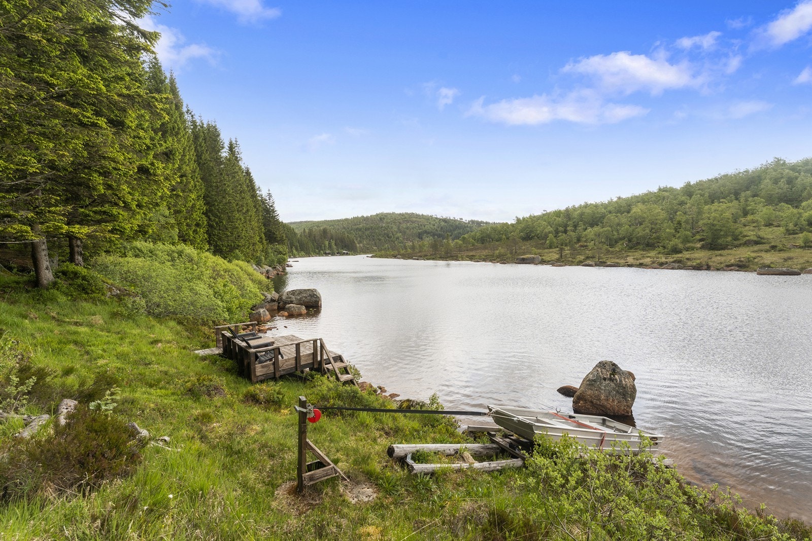 Fiskerett på egen eiendom. Galleribilde