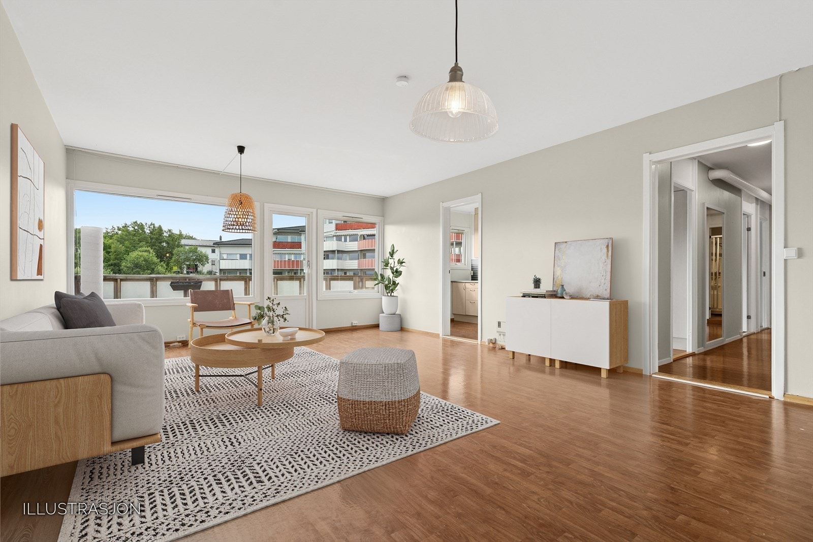 DNB Eiendom v/Bjørn Harald Sandvik presenterer en stor og praktisk 4-roms med attraktiv beliggenhet i Maskinisten! Galleribilde