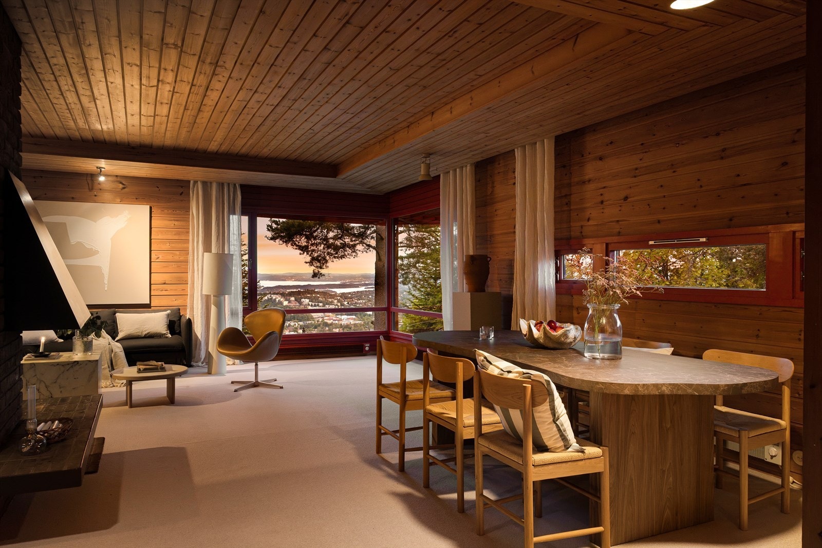 Kveldsstemning. Galleribilde