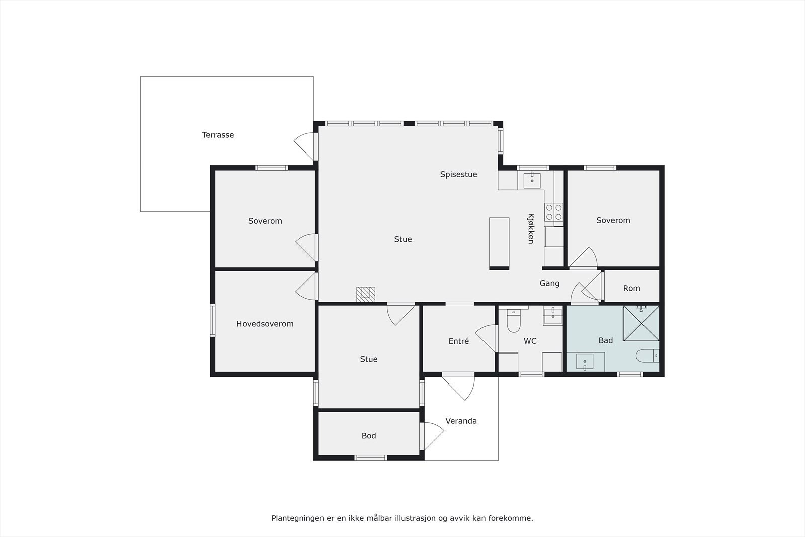 Plantegning Galleribilde