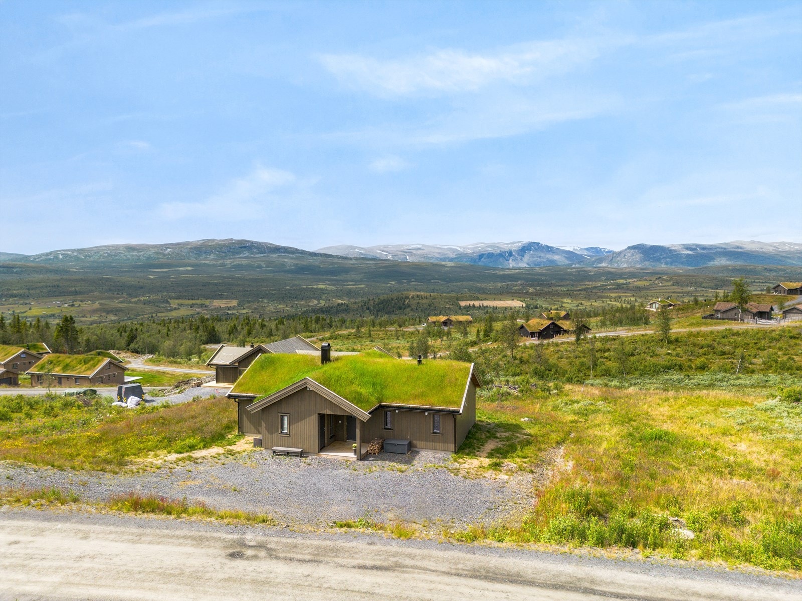 Herfra har du panoramautsikt mot vestfjella og inn i Jotunheimen. Galleribilde