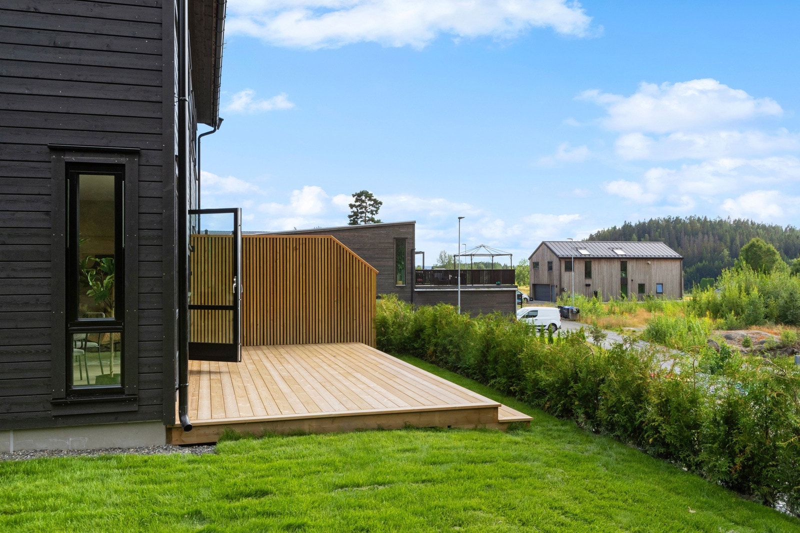 Solrikt og skjermet Galleribilde