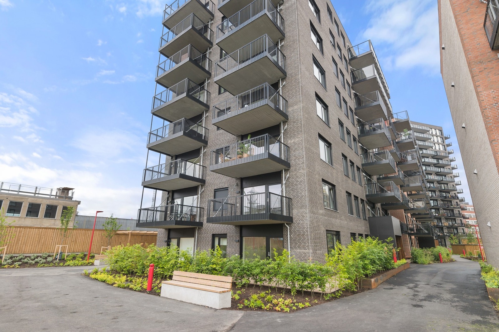 Fasade. Leiligheten ligger i 2. etasje. Galleribilde