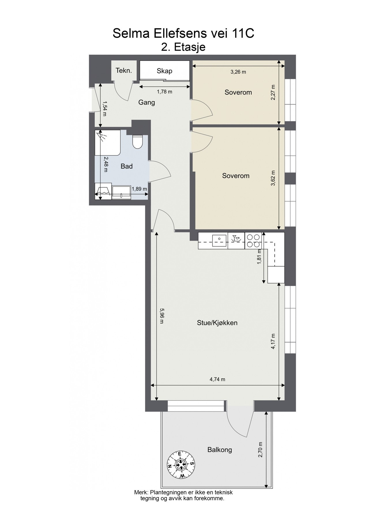 Planløsning. Galleribilde