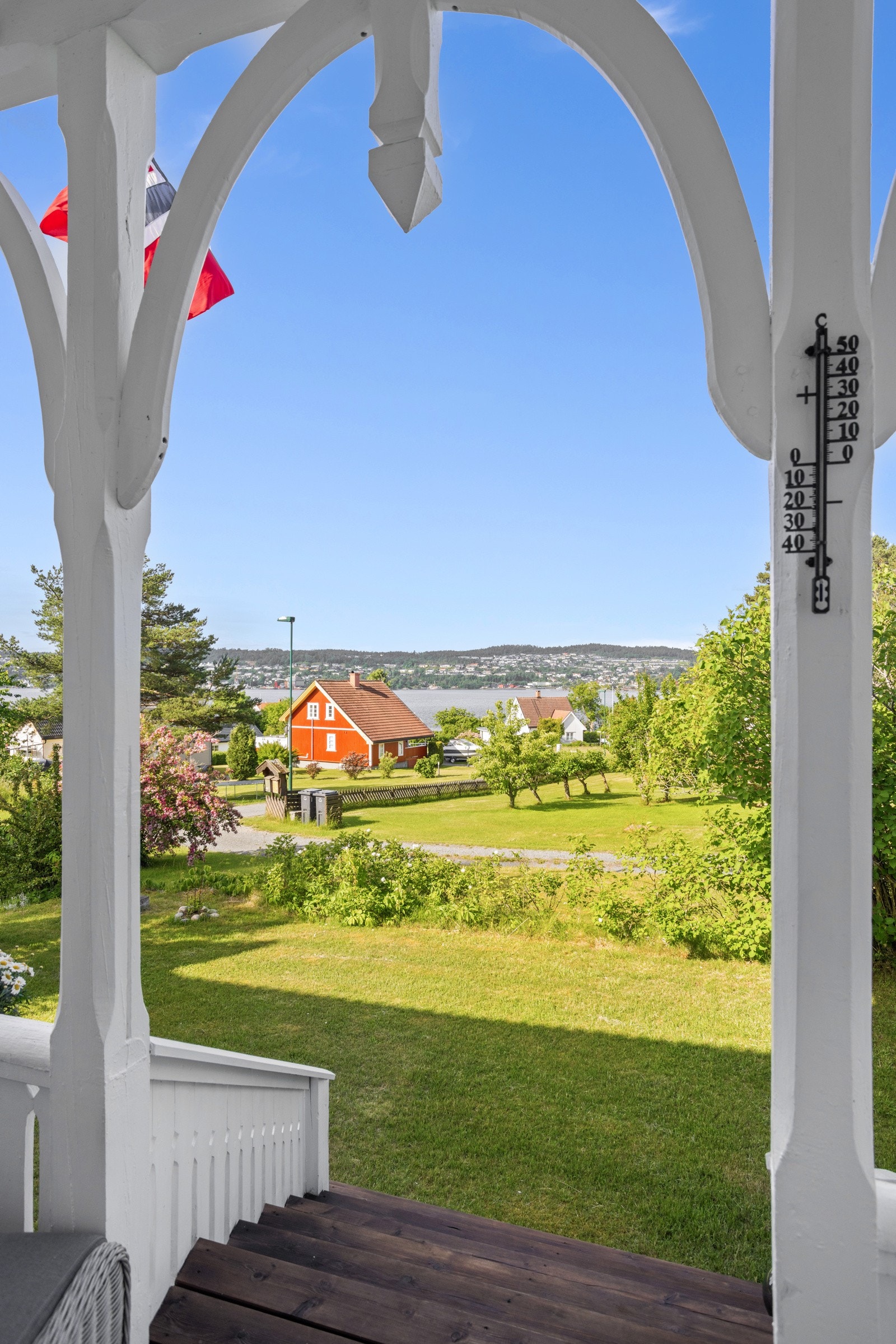Balkong utenfor stue med nydelig utsikt Galleribilde