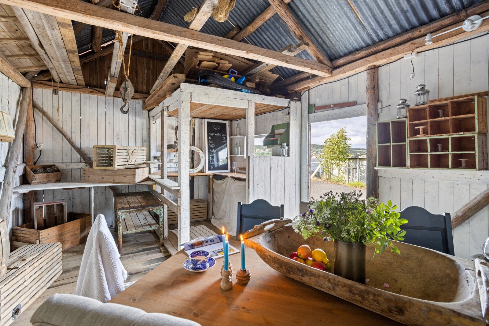 Deler av sjøboden har vært i bruk som kiosk av nåværende eier Galleribilde