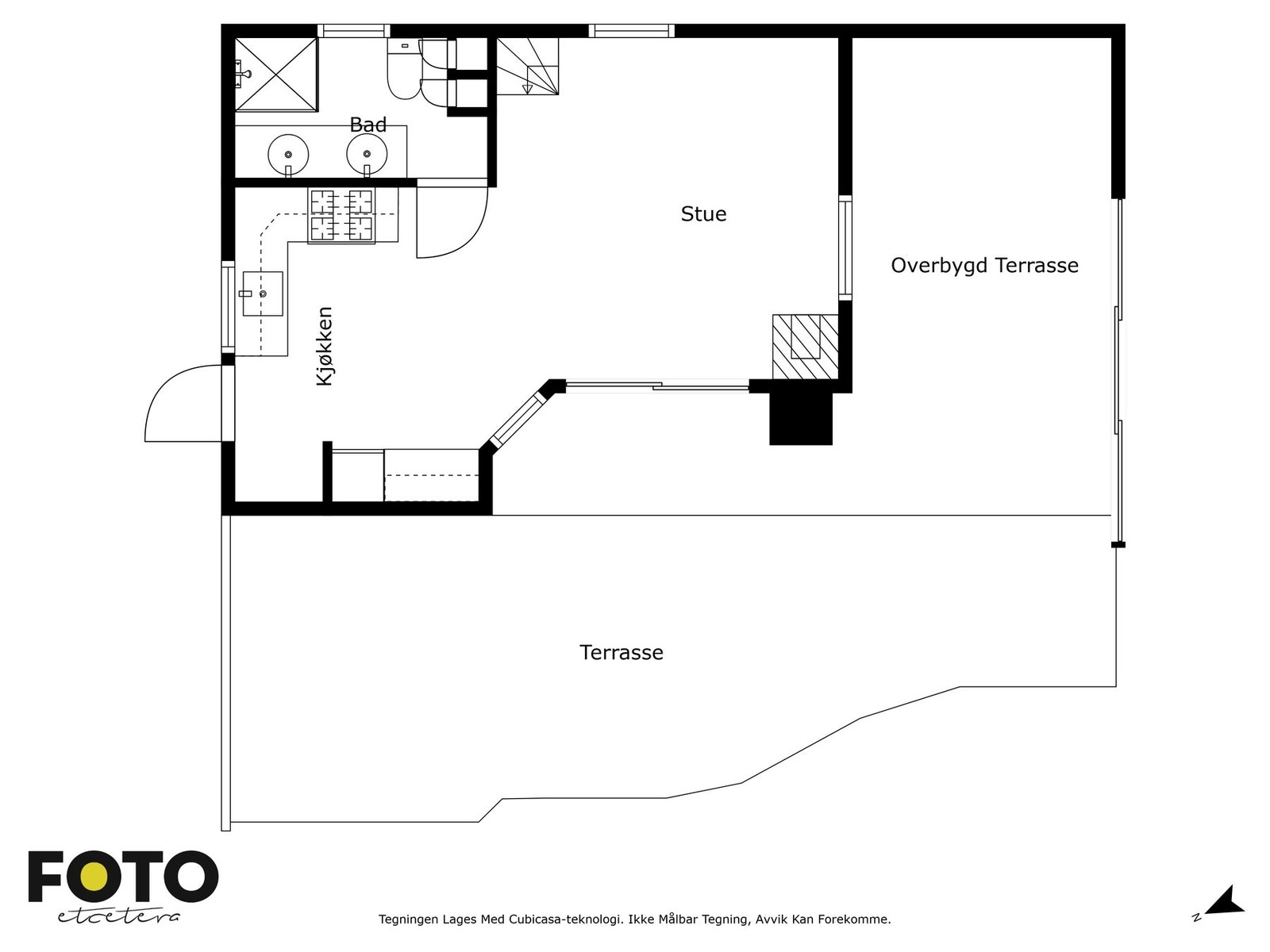 Plantegning hovedetasje Galleribilde