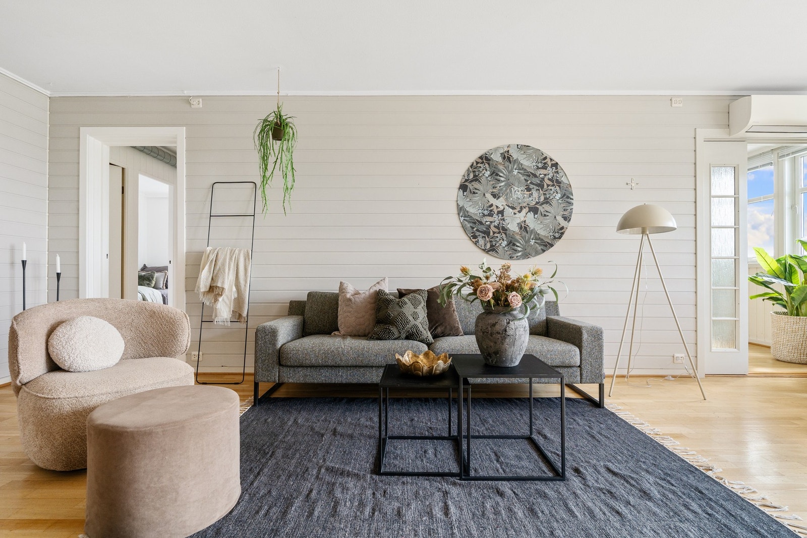 Her finner man blant annet varmepumpe for oppvarming. Galleribilde