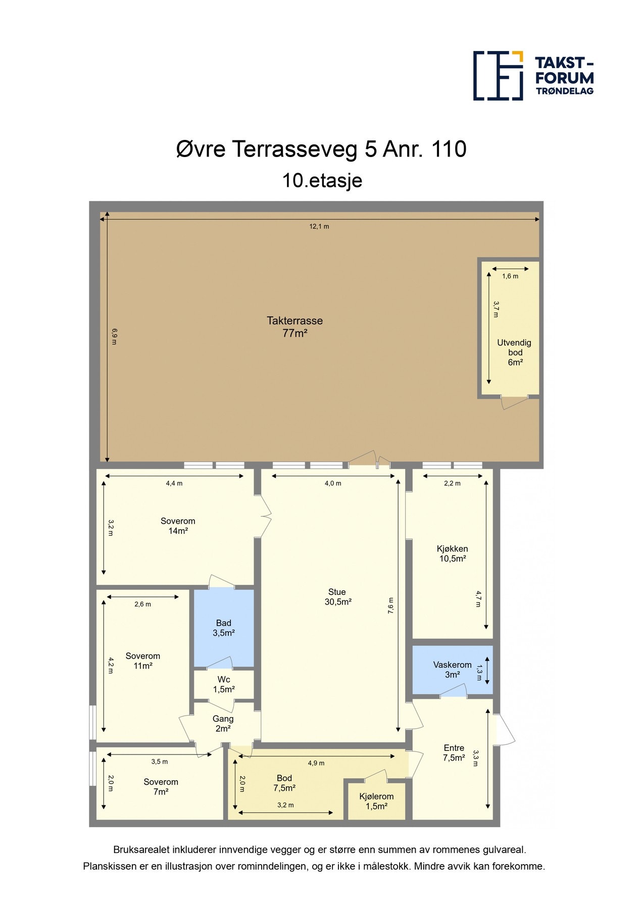 Planskisse. Galleribilde