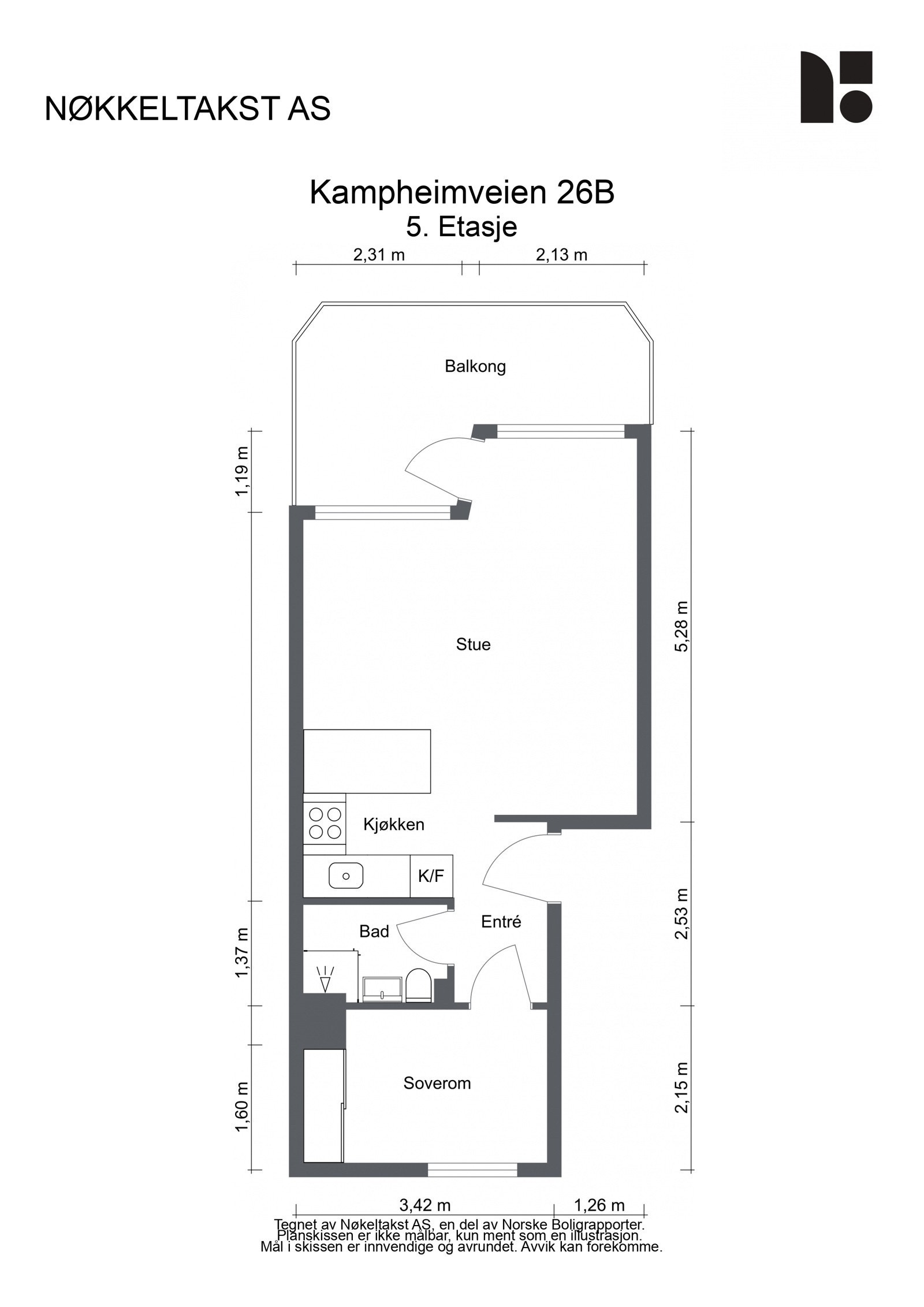 Plantegning Galleribilde