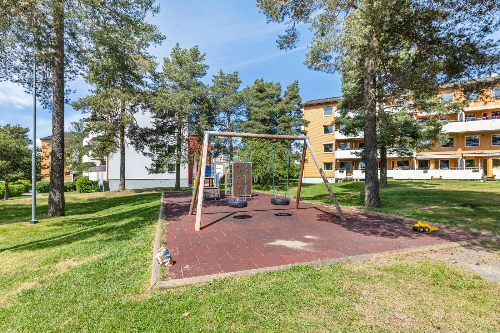 I fellesområdene finner du lekeplasser Galleribilde