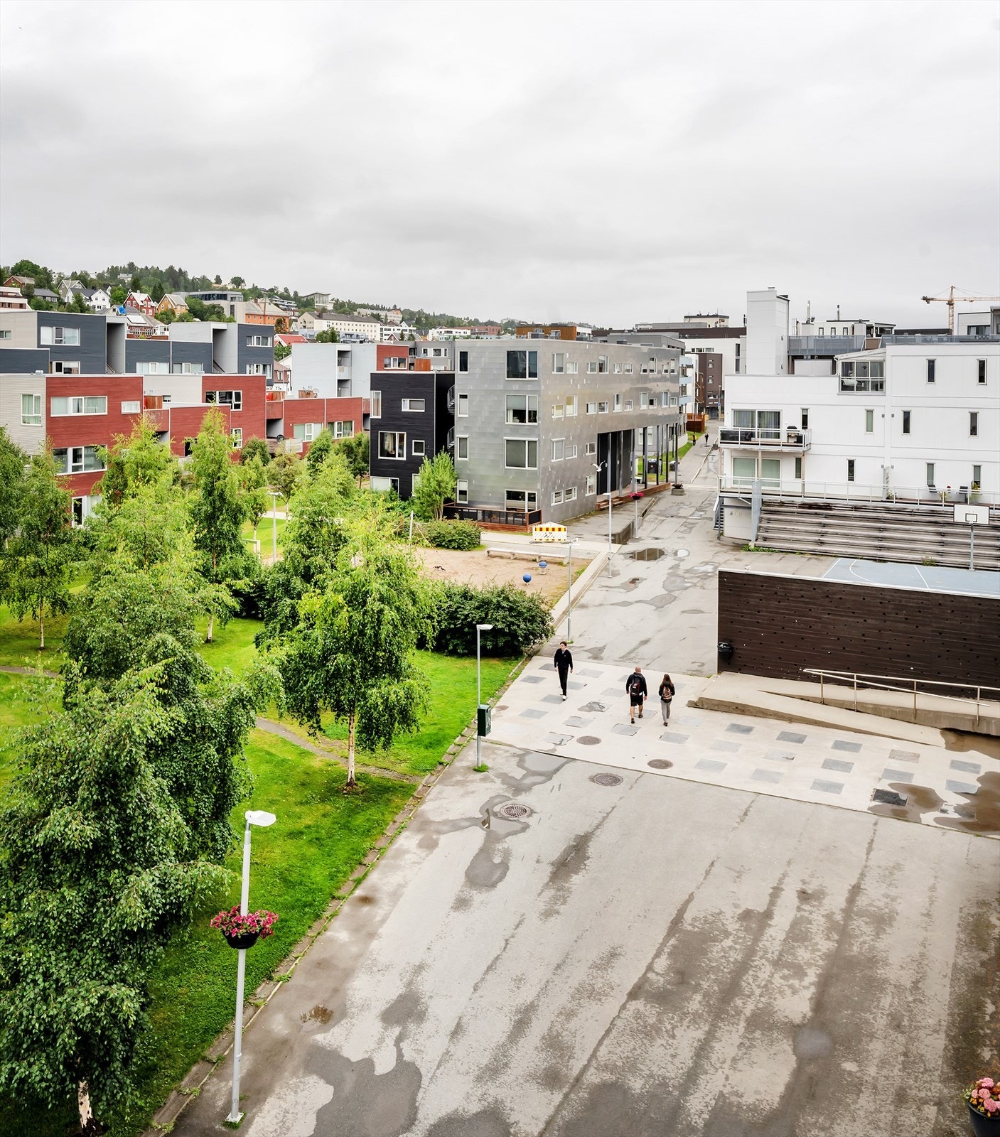 Gang- og sykkelvei tar deg hele veien fra sørsiden av Tromsøya til sentrum. Galleribilde