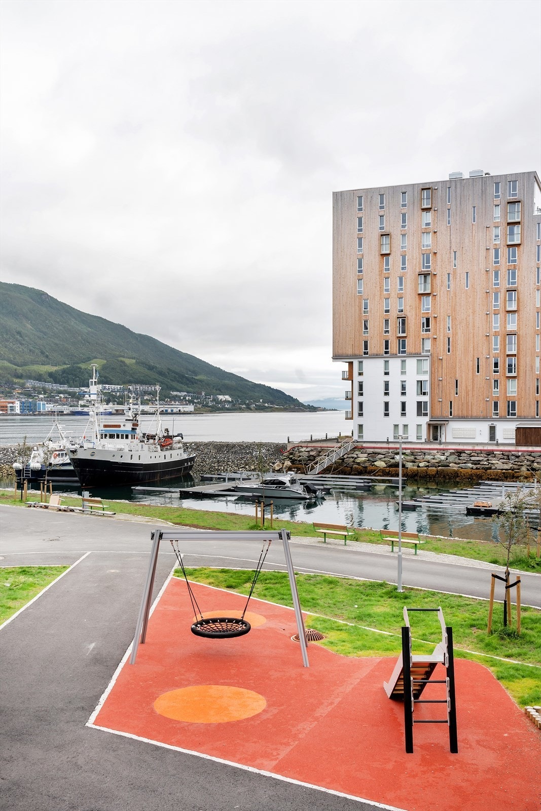 Lekeplass finner du like ved. Galleribilde