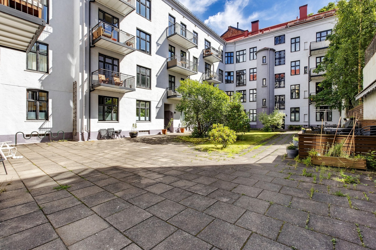 Felles uteområde Galleribilde