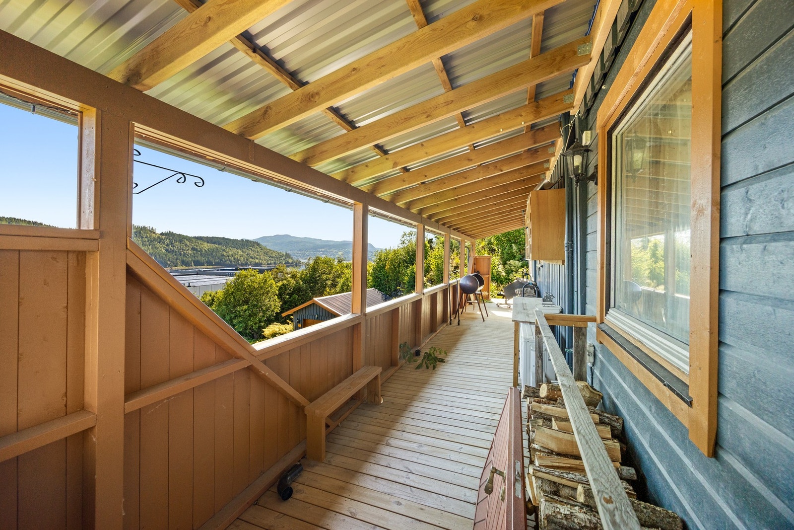 Inngangspartiet er takoverbygget. Galleribilde