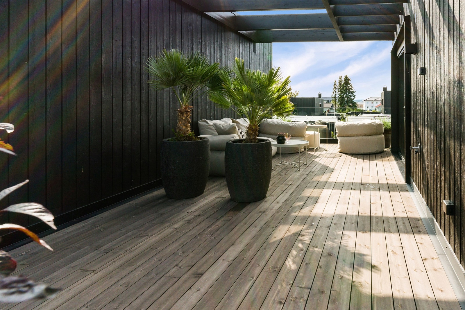 Flott terrasse Galleribilde