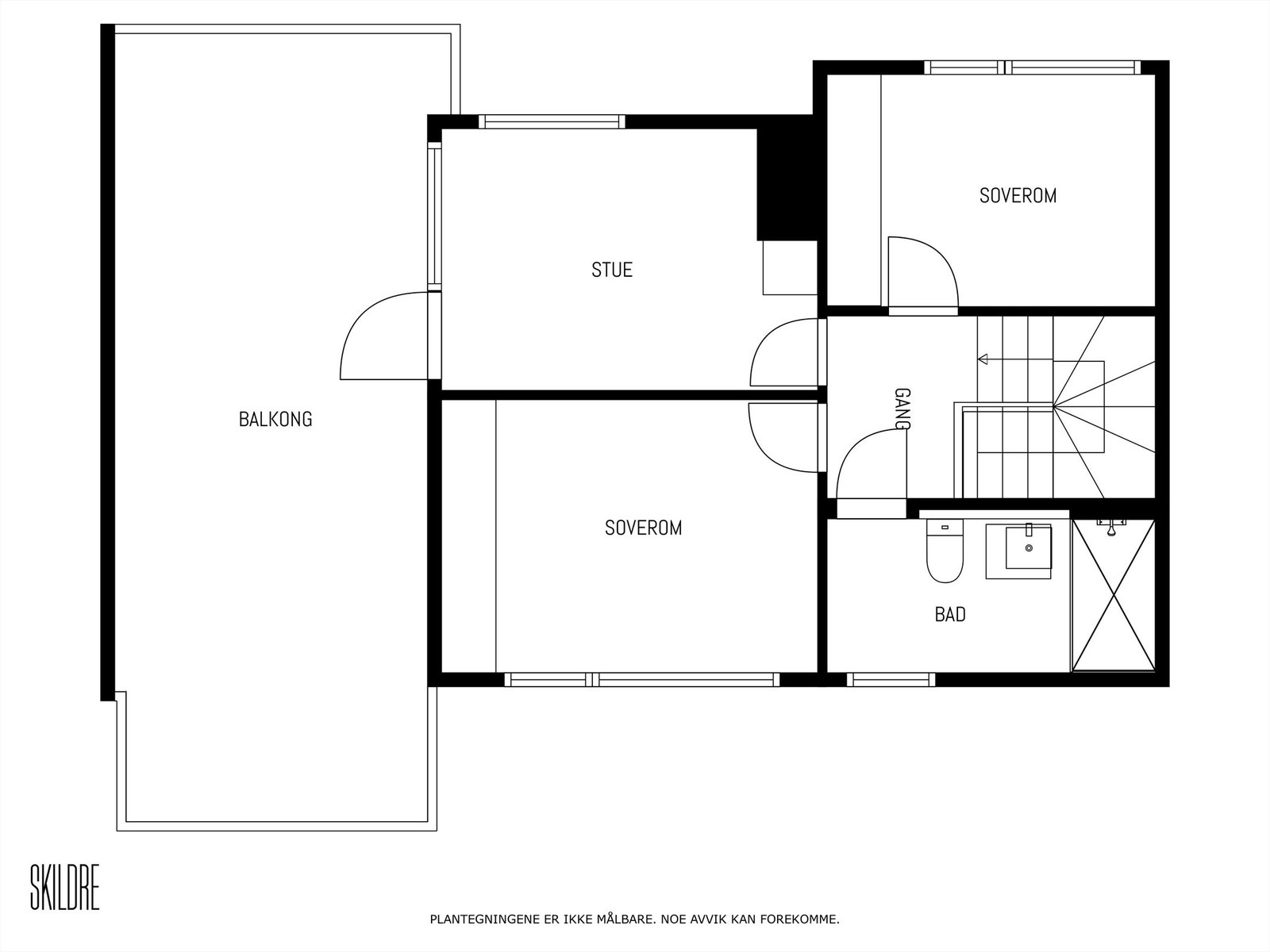 Plantegning 2. etasje Galleribilde