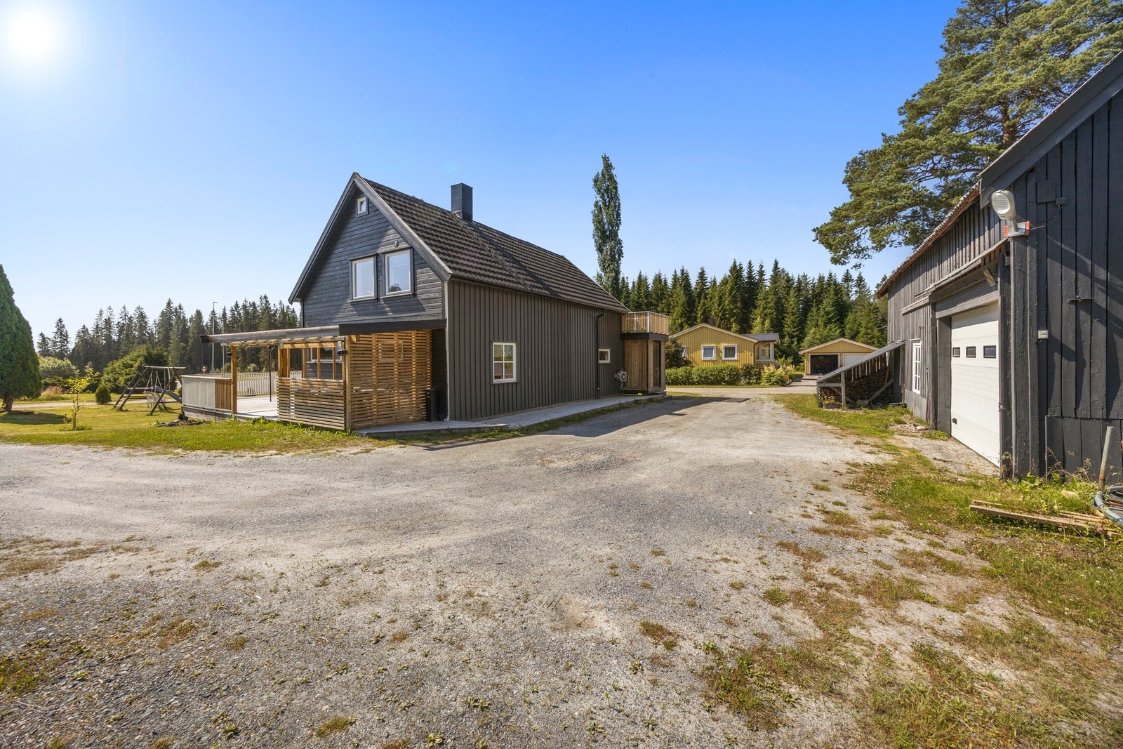 Det er montert elbillader. Galleribilde