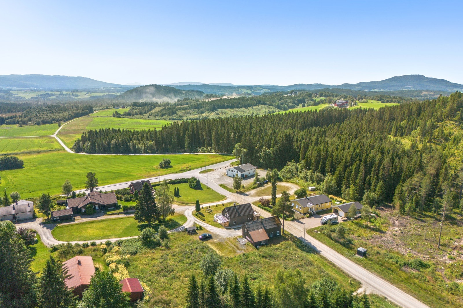 Røysinga er et rolig og trygt boligfelt i Ogndal, ca. 9 km fra Steinkjer sentrum Galleribilde