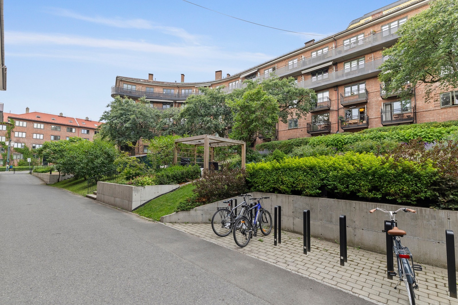 Sykkelparkering. Galleribilde