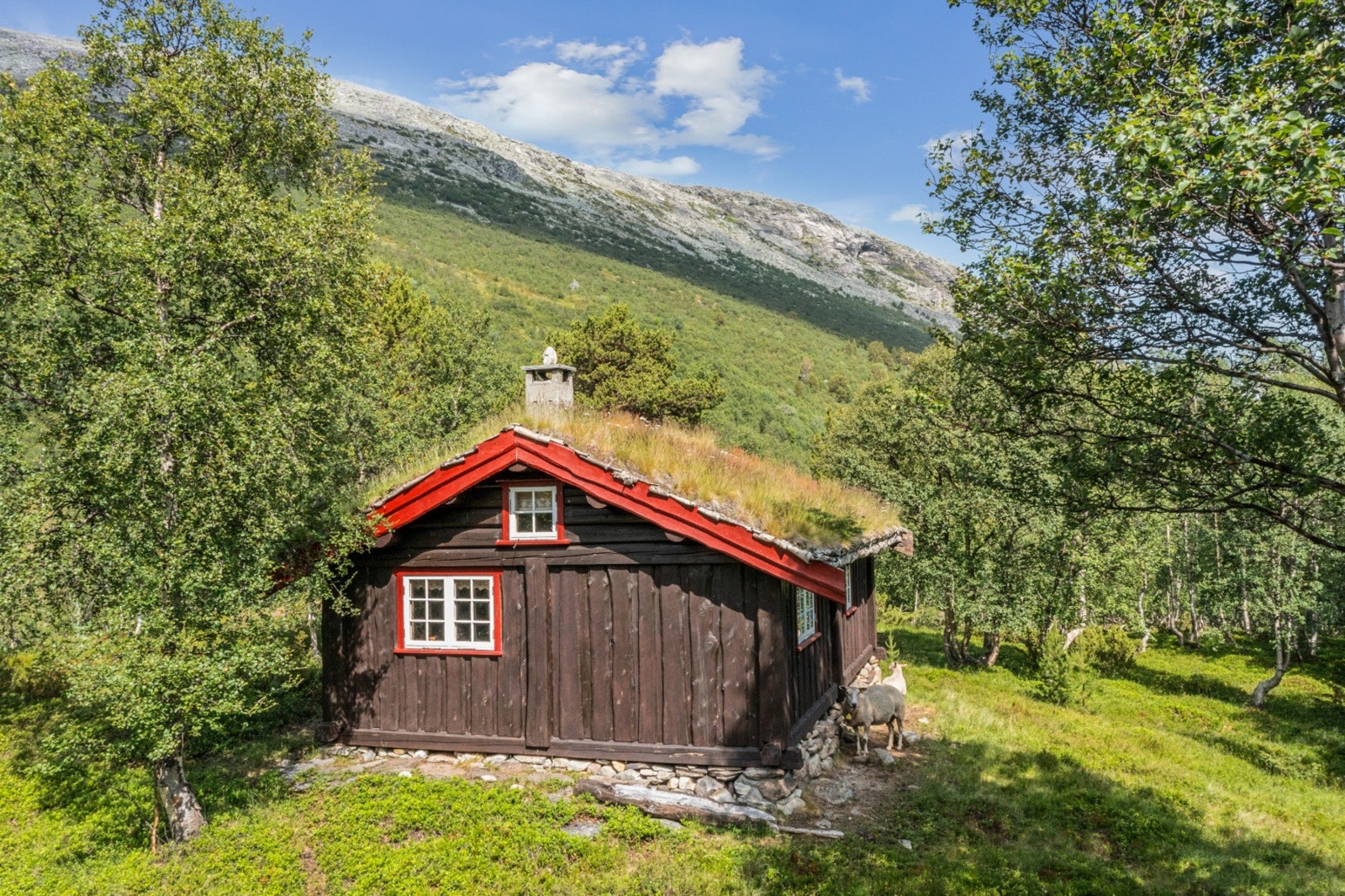 Hytta er oppført i 1997 Galleribilde