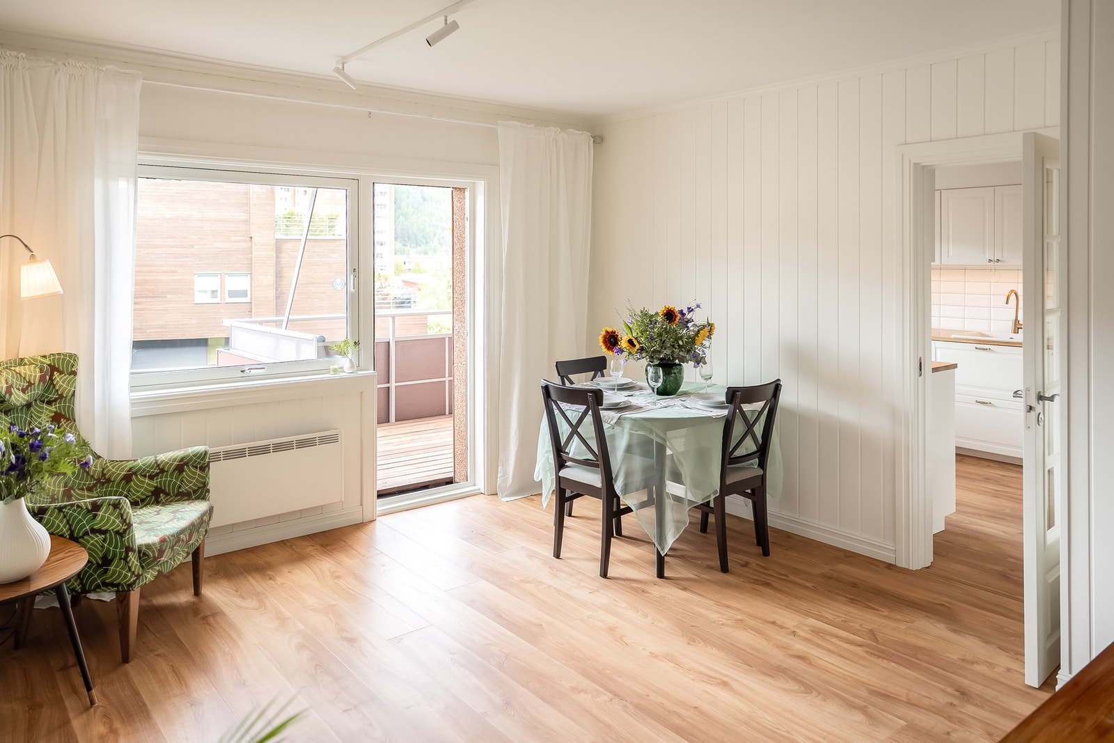 Stuen er på 19 kvm og er enkel å møblere. Galleribilde